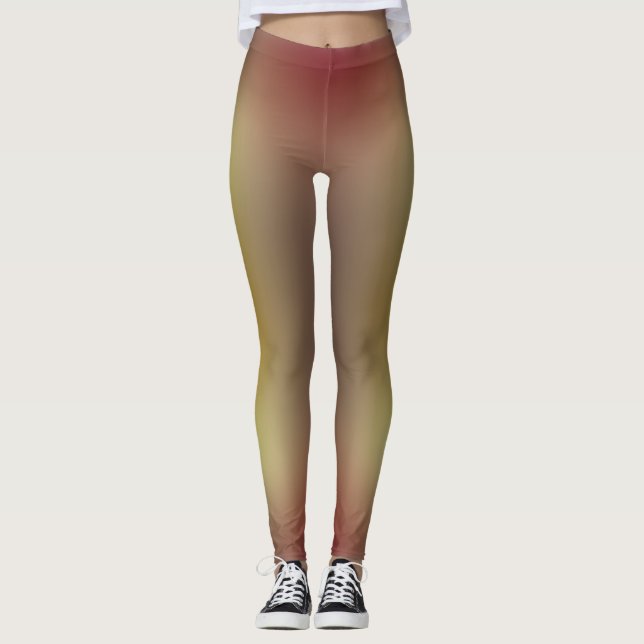 freier Farbverlauf auf Extra Large Leggings (Vorderseite)