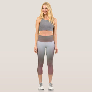 freier Farbverlauf auf extra mittel Yoga-Leggings Capri Leggings