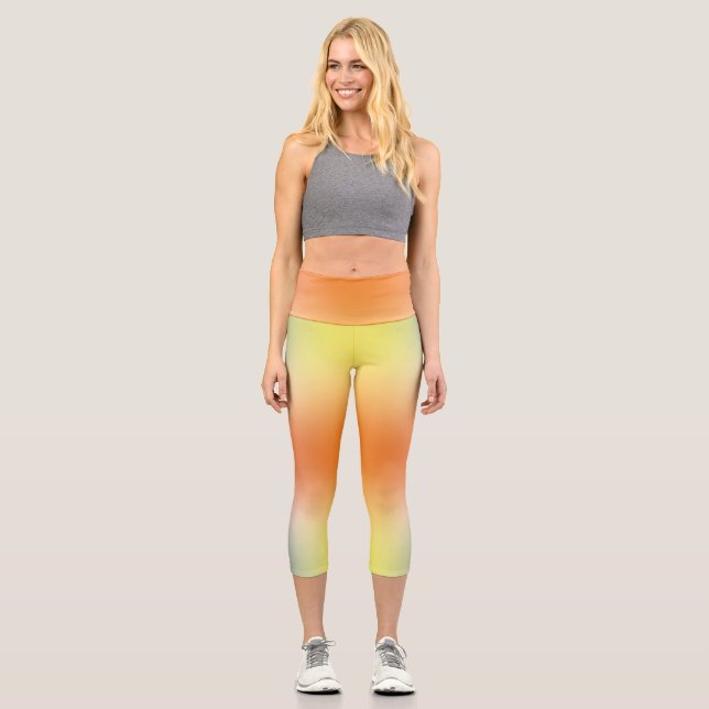 freier Farbverlauf auf mittlerer Legging (Vorderseite)