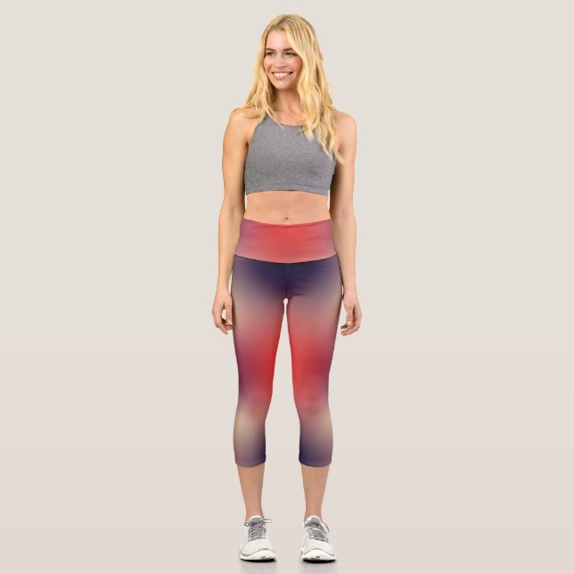 freier Farbverlauf auf mittlerer Legging (Vorderseite)
