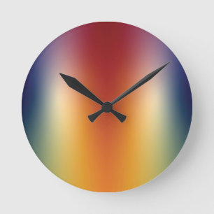 freier Farbverlauf auf Wanduhr