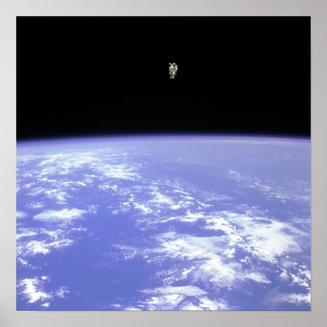 Freier Flug im Weltraum Poster (Vorne)