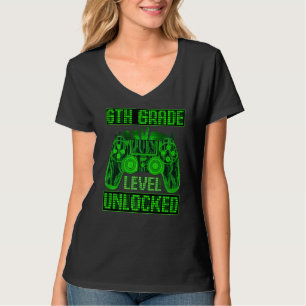 Freier Gamer der 6. Klasse zurück zu Schulkindern T-Shirt