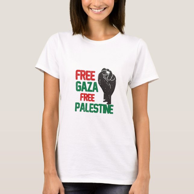 Freier Gaza-Streifen - Frauen und Männer T-Shirt (Vorderseite)