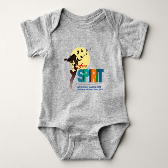 Freier Geist | Baby Strampler (Vorderseite)