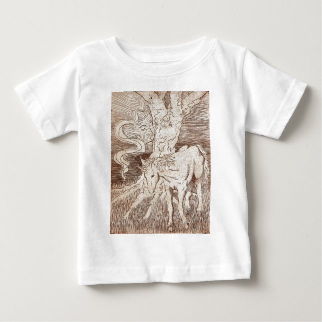 Freier Geist Baby T-shirt (Vorderseite)