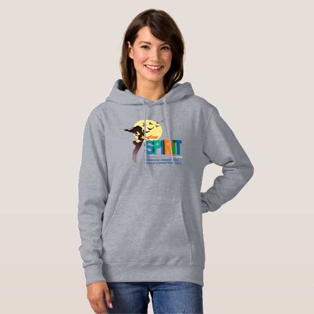 Freier Geist | Frauen Hoodie (Vorne ganz)