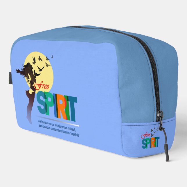 Freier Geist | Kinder Waschbeutel (Rechte Ecke)