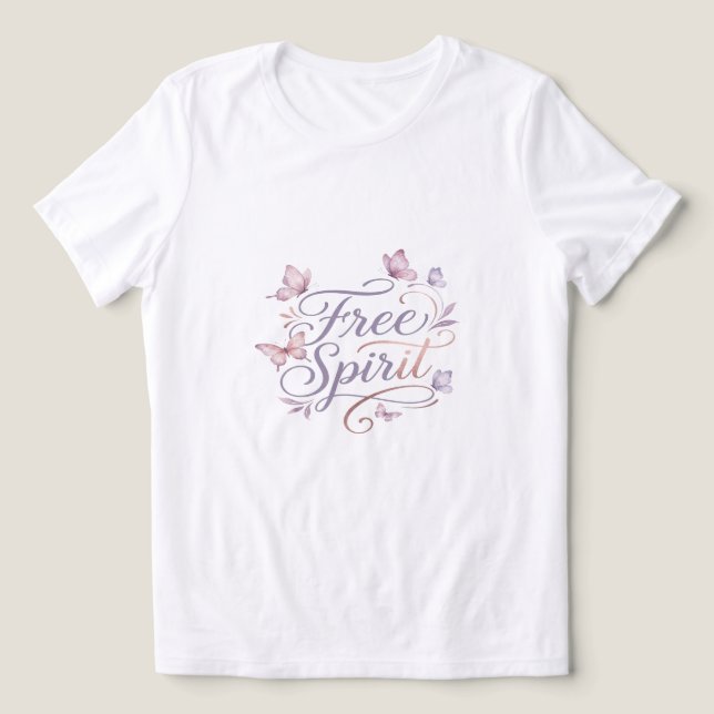Freier Geist Tri-Blend Shirt (Design Vorderseite)