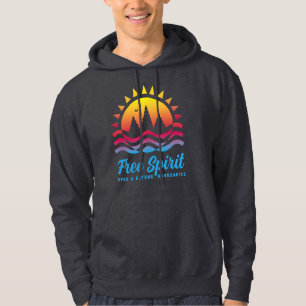 Freier Geist über Grenzen hinaus Hoodie