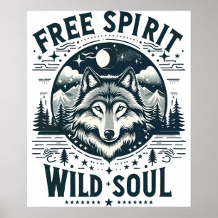 Freier Geist, Wildes Soul - Der Ruf des Wolfs Poster