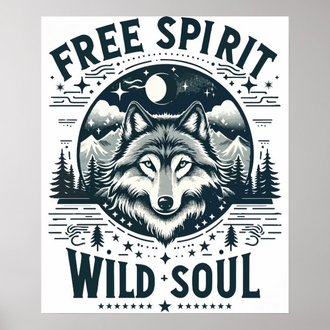 Freier Geist, Wildes Soul - Der Ruf des Wolfs Poster (Vorne)
