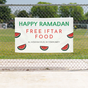 Freier Iftar Ramadan Mubarak Wohltätigkeit Event Banner