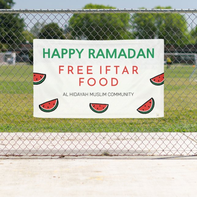 Freier Iftar Ramadan Mubarak Wohltätigkeit Event Banner (Insitu)
