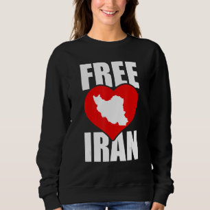 Freier Iran Liebe Persische Freiheit Azadi Iran Zi Sweatshirt