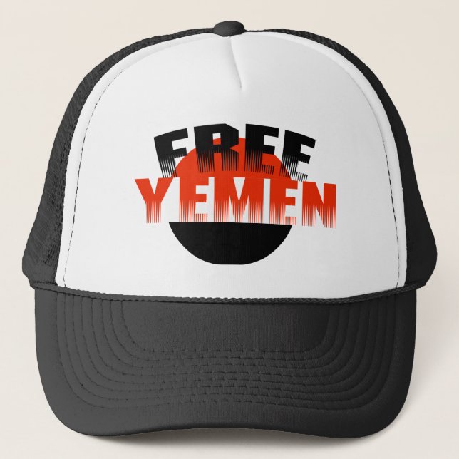 Freier Jemen Truckerkappe (Vorderseite)