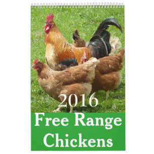 Freier Kalender der Strecken-Huhn-2016