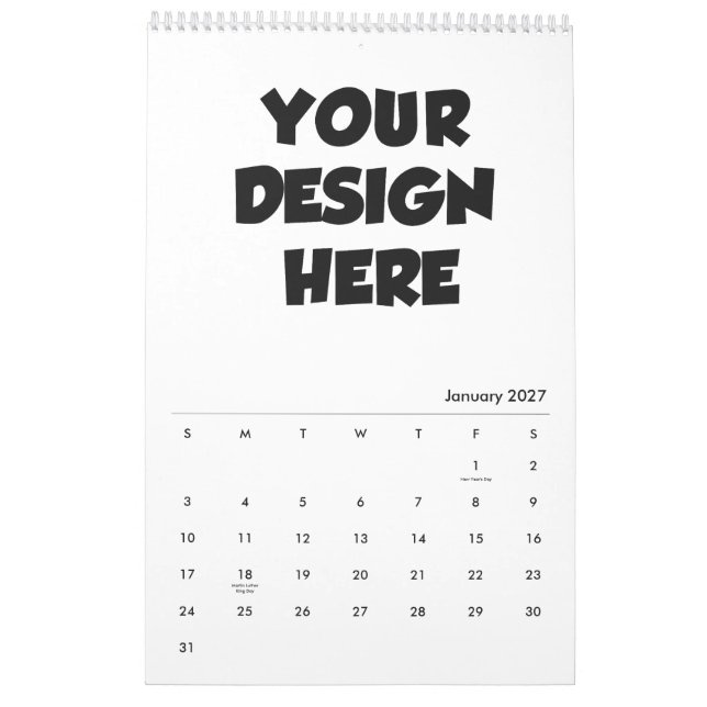 Freier Kalender-Maker Erstellen Sie einen Personal Kalender (Jan 2027)