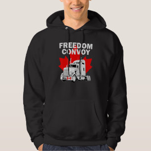 Freier Konvoi 2022 zur Unterstützung des Truckers- Hoodie