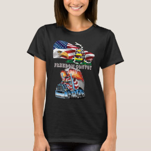 Freier Konvoi für amerikanische Lkw 2022 T-Shirt