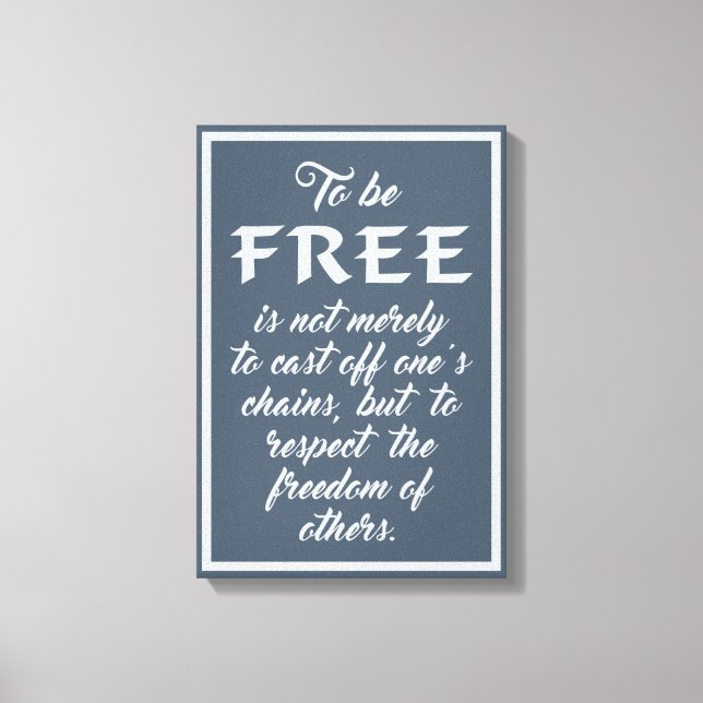 Freier Kostenvoranschlag - Druck Leinwanddruck (Vorderseite)