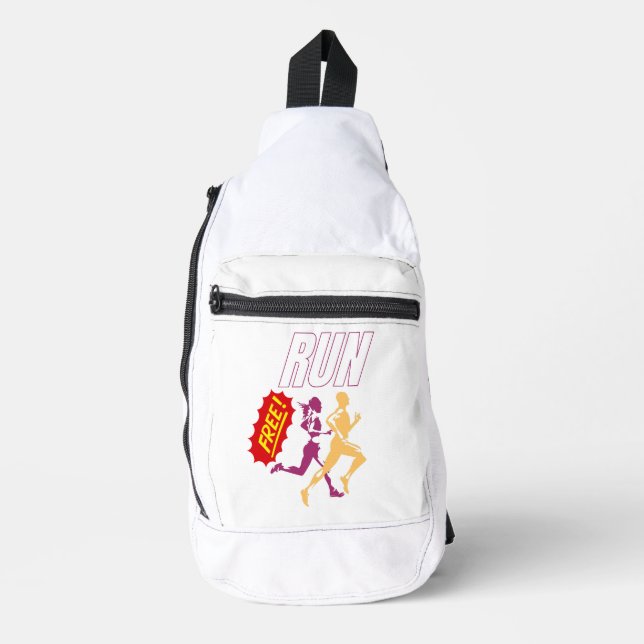 freier Lauf Crossbody Bag (Vorderseite)