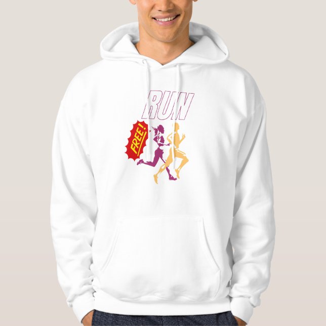 freier Lauf Hoodie (Vorderseite)