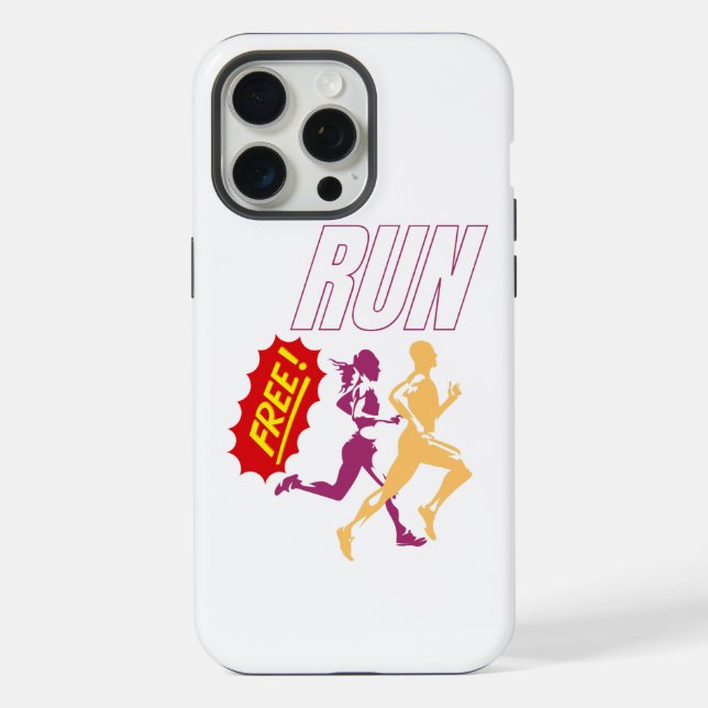 freier Lauf iPhone Hülle (Rückseite)