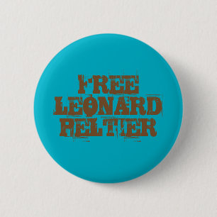 Freier Leonard Peltier-Knopf Button