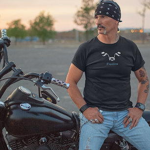 Freier Motorrad-T - Shirt