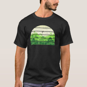 Freier Natur Bäume Wildnis Retro-Wald T-Shirt