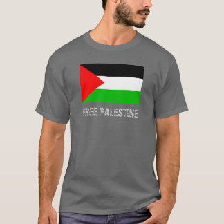 Freier Palästina-Grau-T - Shirt