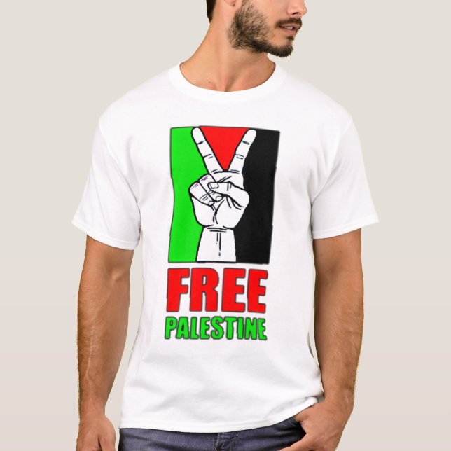 Freier palästinensischer T - Shirt (Vorderseite)