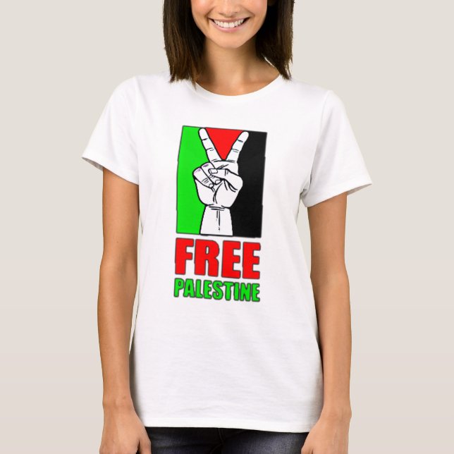 Freier palästinensischer T - Shirt (Vorderseite)