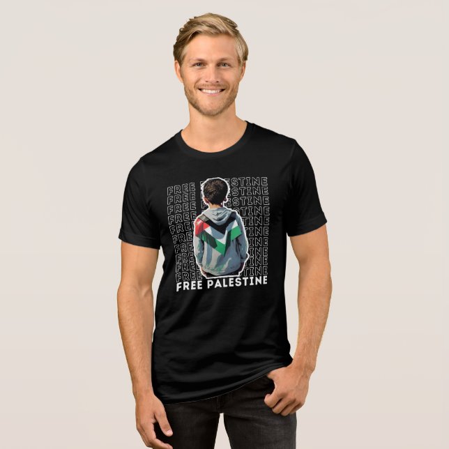 FREIER PALESTINE T - Shirt für den Menschen (Vorderseite voll)