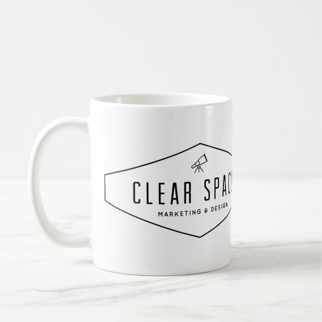 Freier Platz-Medium-Tasse Kaffeetasse (Links)