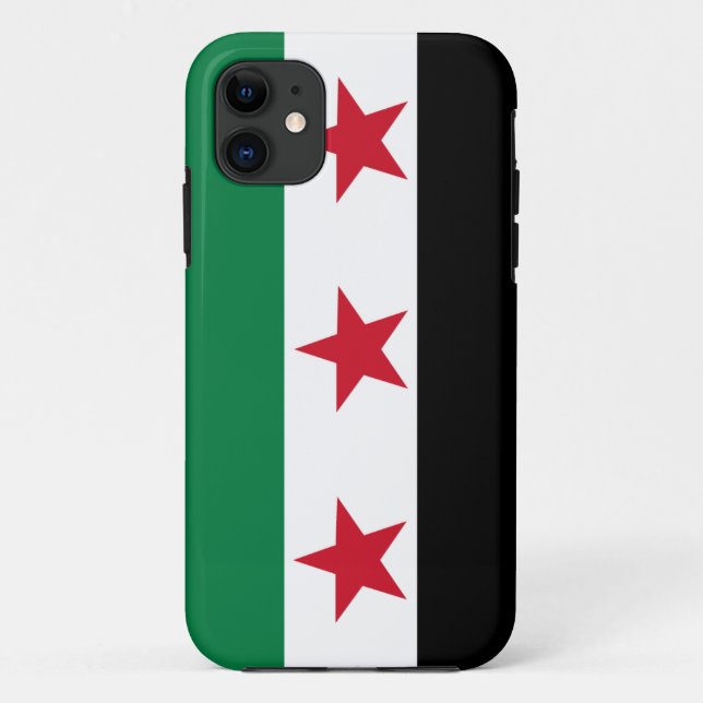 Freier Revolutions-Flagge IPhone Fall Syriens Case-Mate iPhone Hülle (Rückseite)