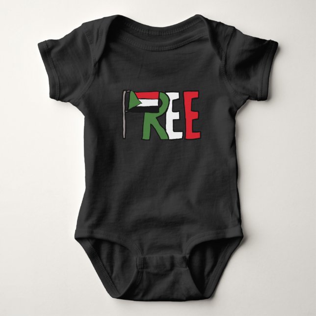 Freier Sudan Baby Strampler (Vorderseite)