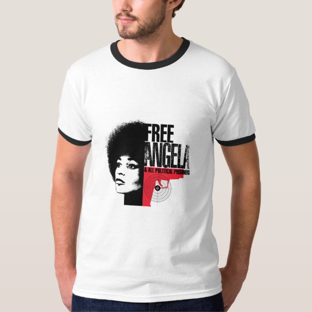 Freier T - Shirt Angelas Davis (Vorderseite)