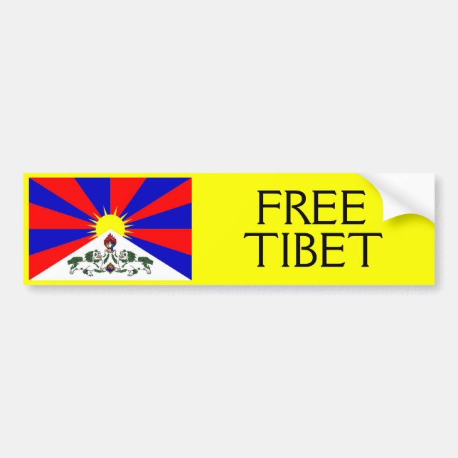 FREIER TIBET-Autoaufkleber 2 Autoaufkleber (Vorne)