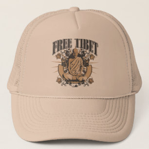 Freier Tibet-Mönch Truckerkappe