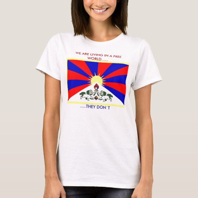 Freier Tibet-T - Shirt (Vorderseite)