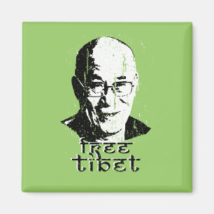 Freier Tibet-T - Shirt Magnet