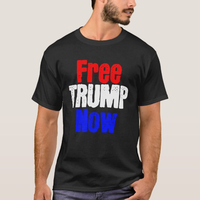 Freier Trump jetzt T-Shirt (Vorderseite)