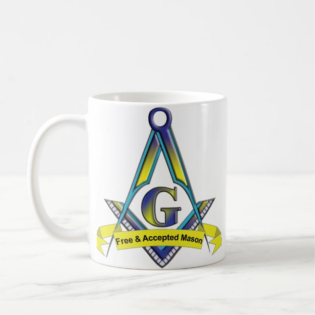 Freier und akzeptierter Mason Tasse (Links)