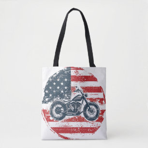 Freier Verkehr: Retro-Motorrad und amerikanische F