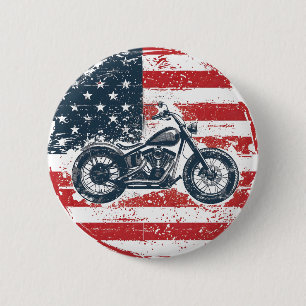 Freier Verkehr: Retro-Motorrad und amerikanische F Button