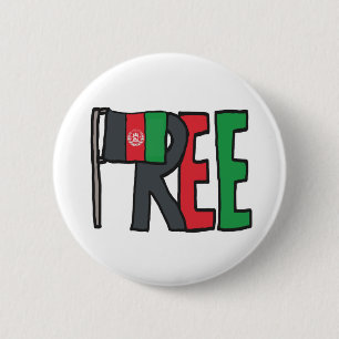 Freies Afghanistan Button