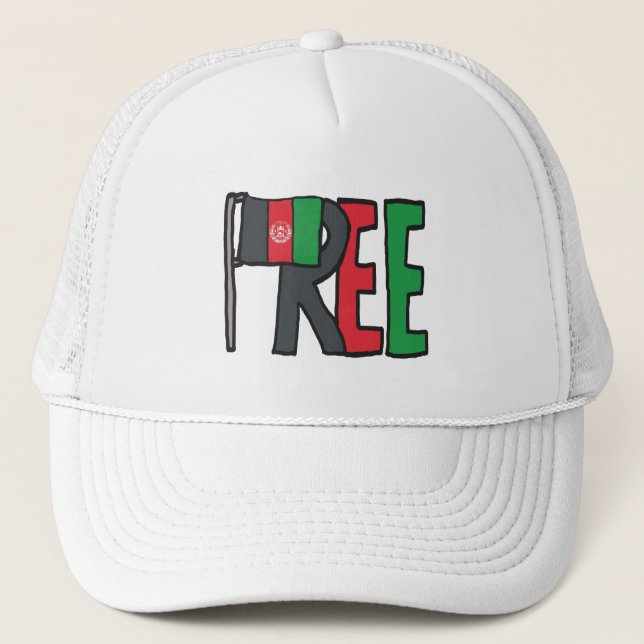 Freies Afghanistan Truckerkappe (Vorderseite)