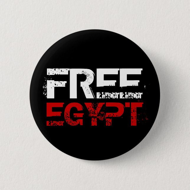 FREIES ÄGYPTEN BUTTON (Vorderseite)